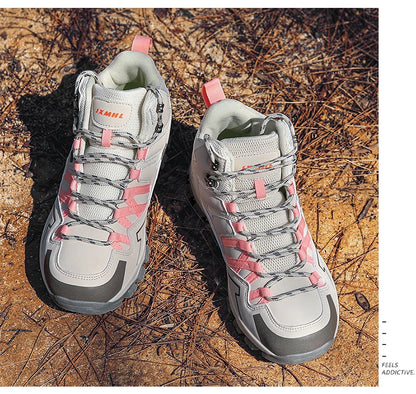 2025 New Hiking Shoes Unisex Outdoor Hiking Sports Shoes Camping Boots Ladies Waterproof Walking Shoes Non-slip Hiking Shoes