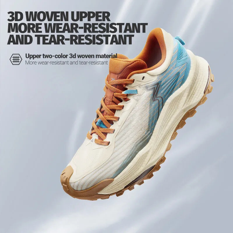 361 Degrees WUXIA 2.0 – Leichter, weicher, luftiger Sneaker mit federnder Dämpfung und rutschfester Sohle für Outdoor- und Wanderaktivitäten, vielseitig einsetzbar, Herren 672542201