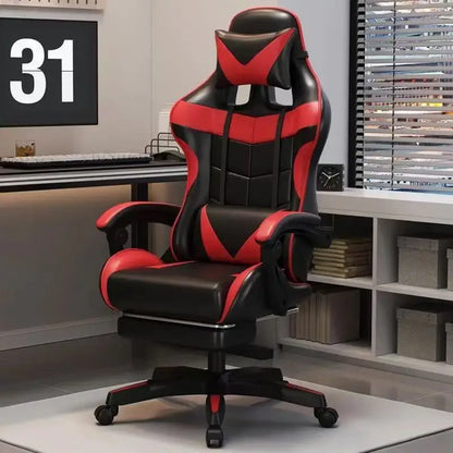 Chaise de jeu ergonomique pour ordinateur à domicile, chaise rotative pour diffusion en direct de célébrités d'Internet, chaise inclinable pour sédentarité à domicile