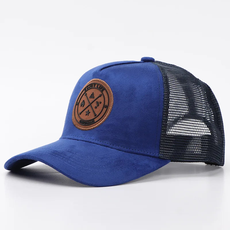 Unisex tinklinė beisbolo kepurė vyrams, lauko sportui, reguliuojamos „trucker“ kepurės, madingos išlenktos „dad cap“ kepurės vyrams ir moterims, kasdienio stiliaus, kvėpuojančios kepurės nuo saulės