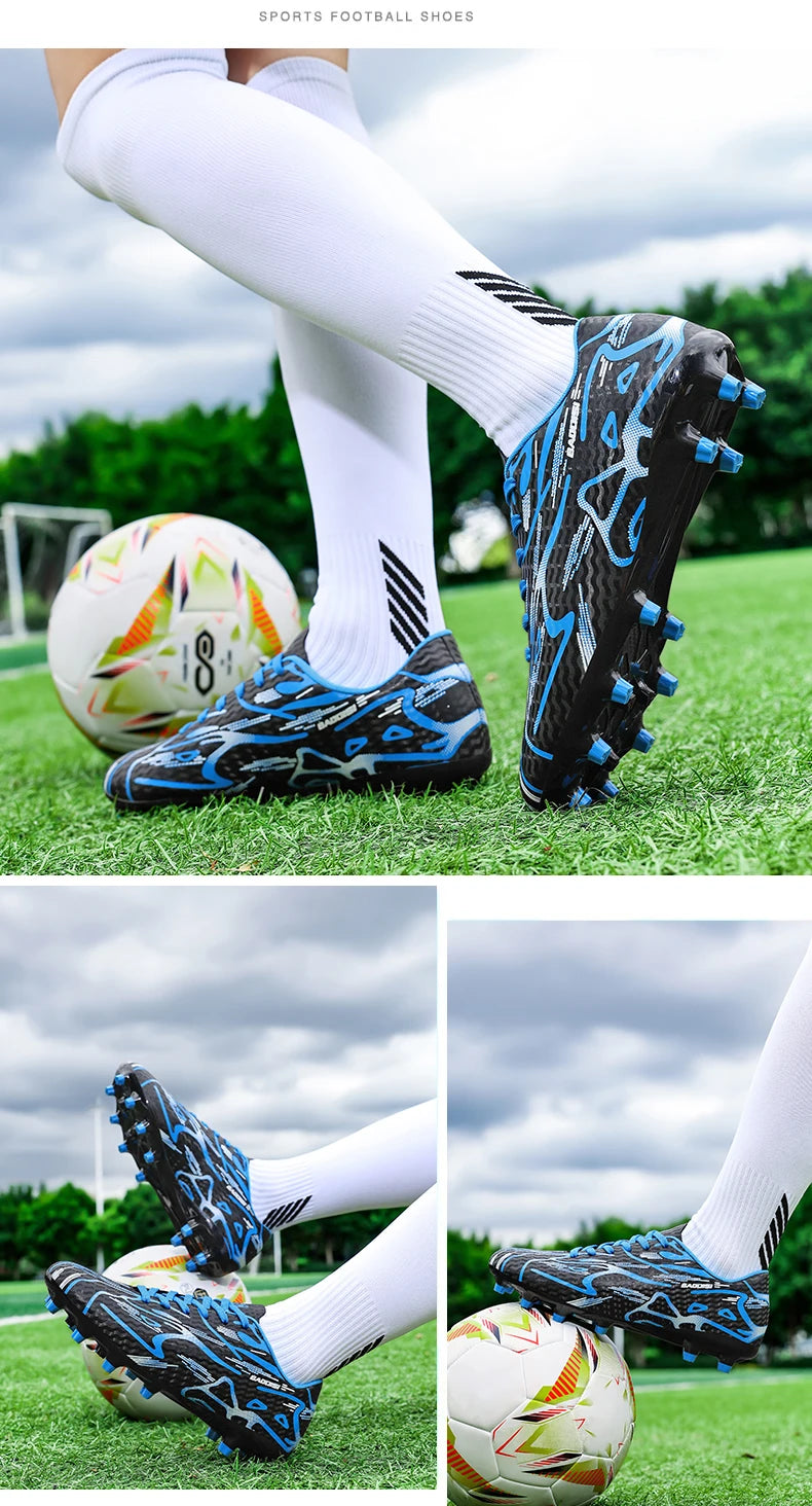 Chaussures de Football pour hommes et femmes, baskets de Futsal, antidérapantes, pour l'extérieur, pour enfants, chaussures d'entraînement professionnelles pour jeunes, offre spéciale