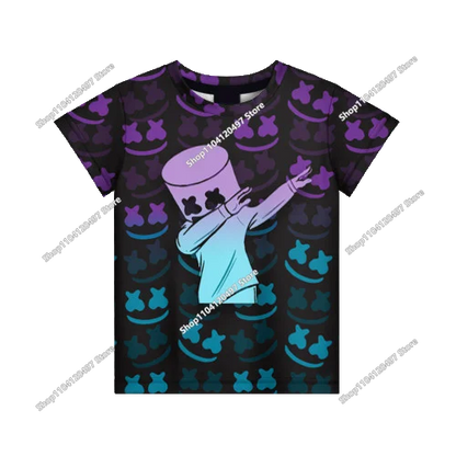 T-shirt Fortnite 2026 para rapaz, verão, anime, gaming, T-shirt para todos, camisola gira, T-shirt básica Battle Gamer, manga curta para homem