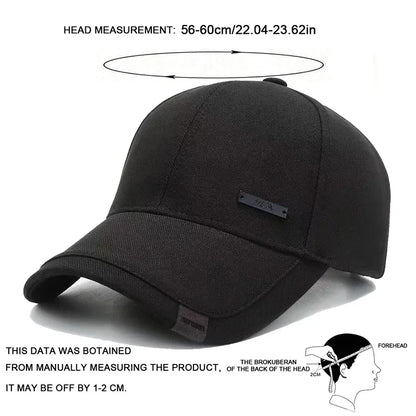 Unisex „Hua Label“ beisbolo kepurės, hiphopo kepurės, pavasario ir rudens lauko reguliuojamos kasdieninės kepurės, apsauginės nuo saulės kepurės