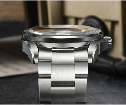 San Martin New Gada Watch 39mm Desert Texture Men Dress Watch NH35 Automatic Mechanical Sapphire Waterproof 100m Luminous SN0129