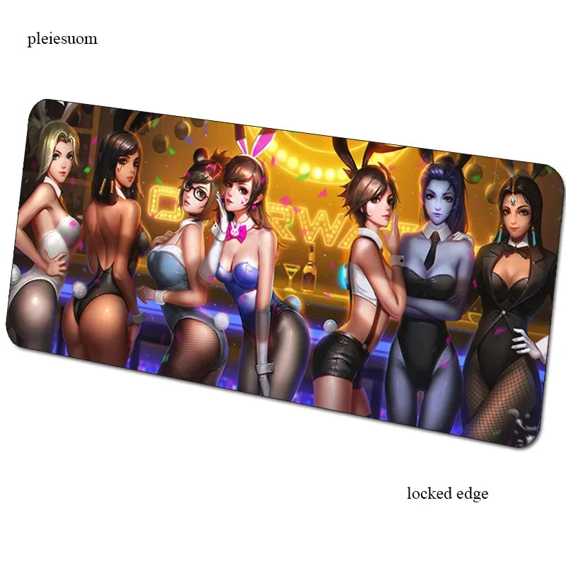 Overwatch podloga za miš s HD printom, gaming podloga za miš, igra, 900x400x3mm, podloga za miš za gamere, računalni stol, najpovoljnija podloga, notebook mousemat, PC