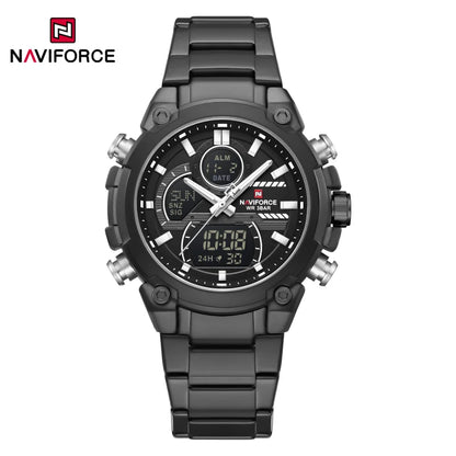 NAVIFORCE New 2026 Wristwatch For Men Bussiness Original Design Waterproof Digital Fashion Normal Watches Male Relogio Masculin