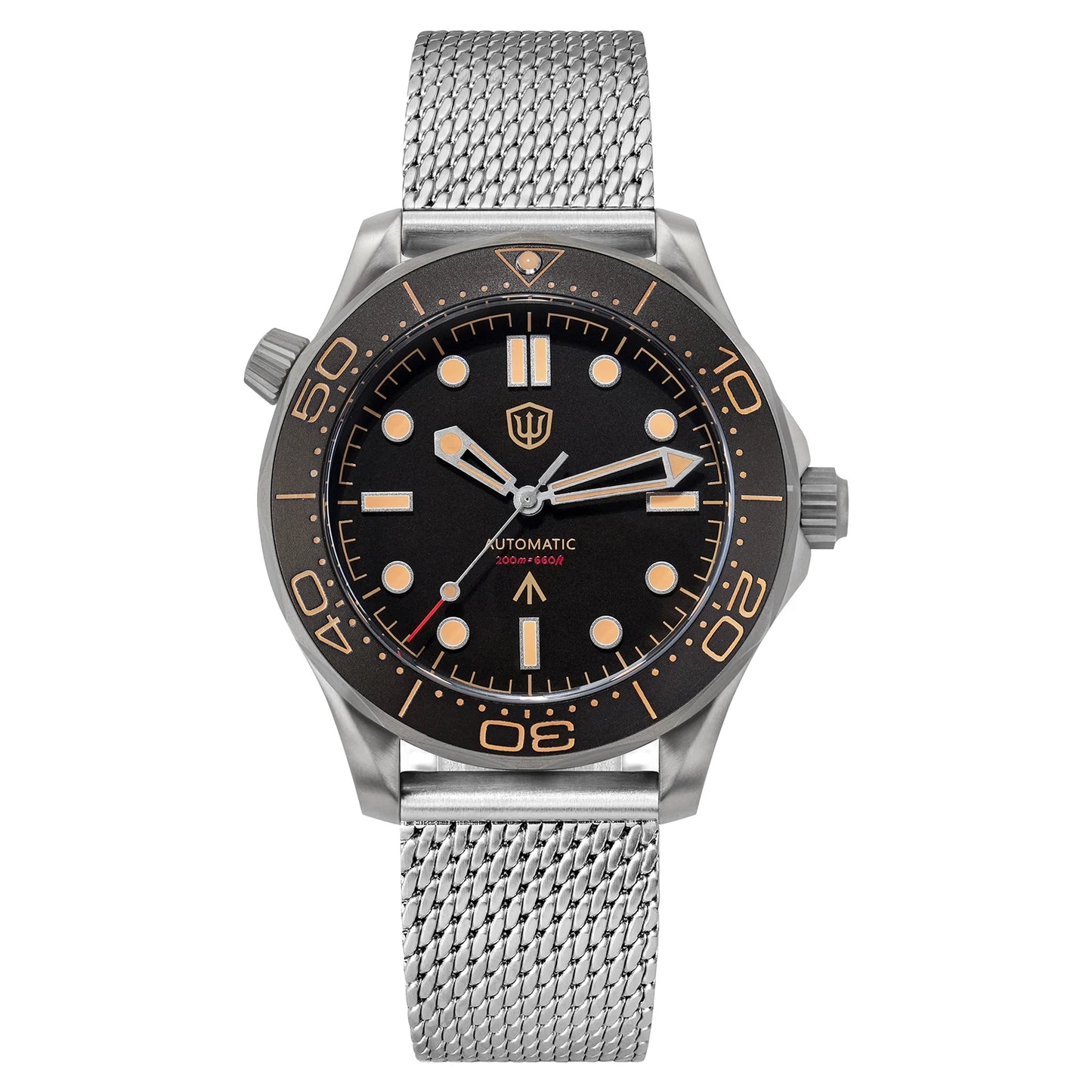 Watchdives WD007 V4 Titanium NTTD Dive Watch PT5000 Automatic Movement Sapphire Super Luminous Domed Crystal 42mm Men Watches