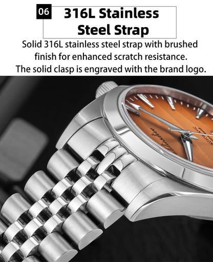 ADDIESDIVE NEW 39mm Men's Desert Texture Watch 200m Diver Sapphire Crystal AD2540 BGW9 Blue Luminous  Mechanical Automatic Watch