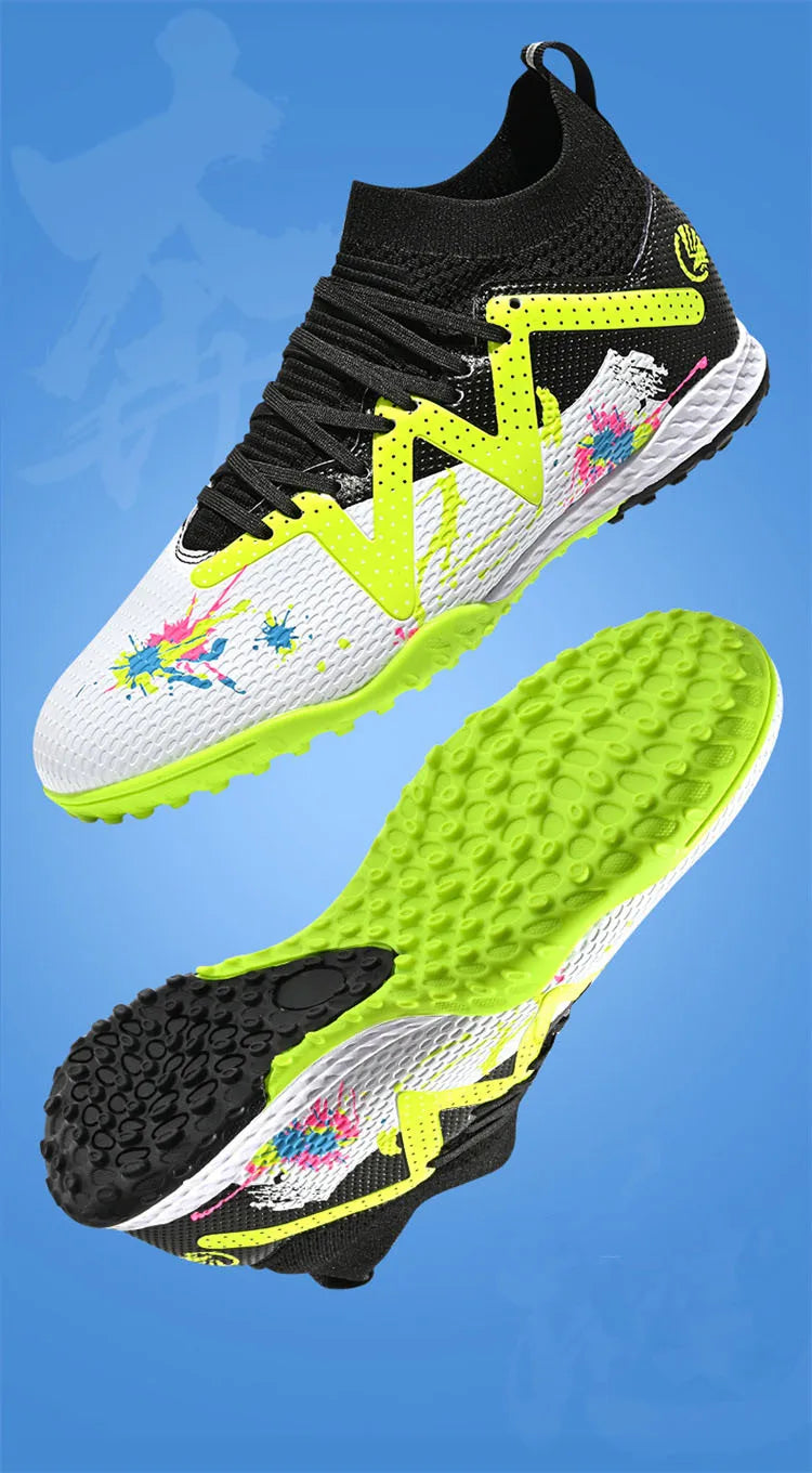 Chaussures de Football pour hommes, chaussures de sport professionnelles, ongles longs FG, crampons de sport de plein air, chaussures d'entraînement antidérapantes