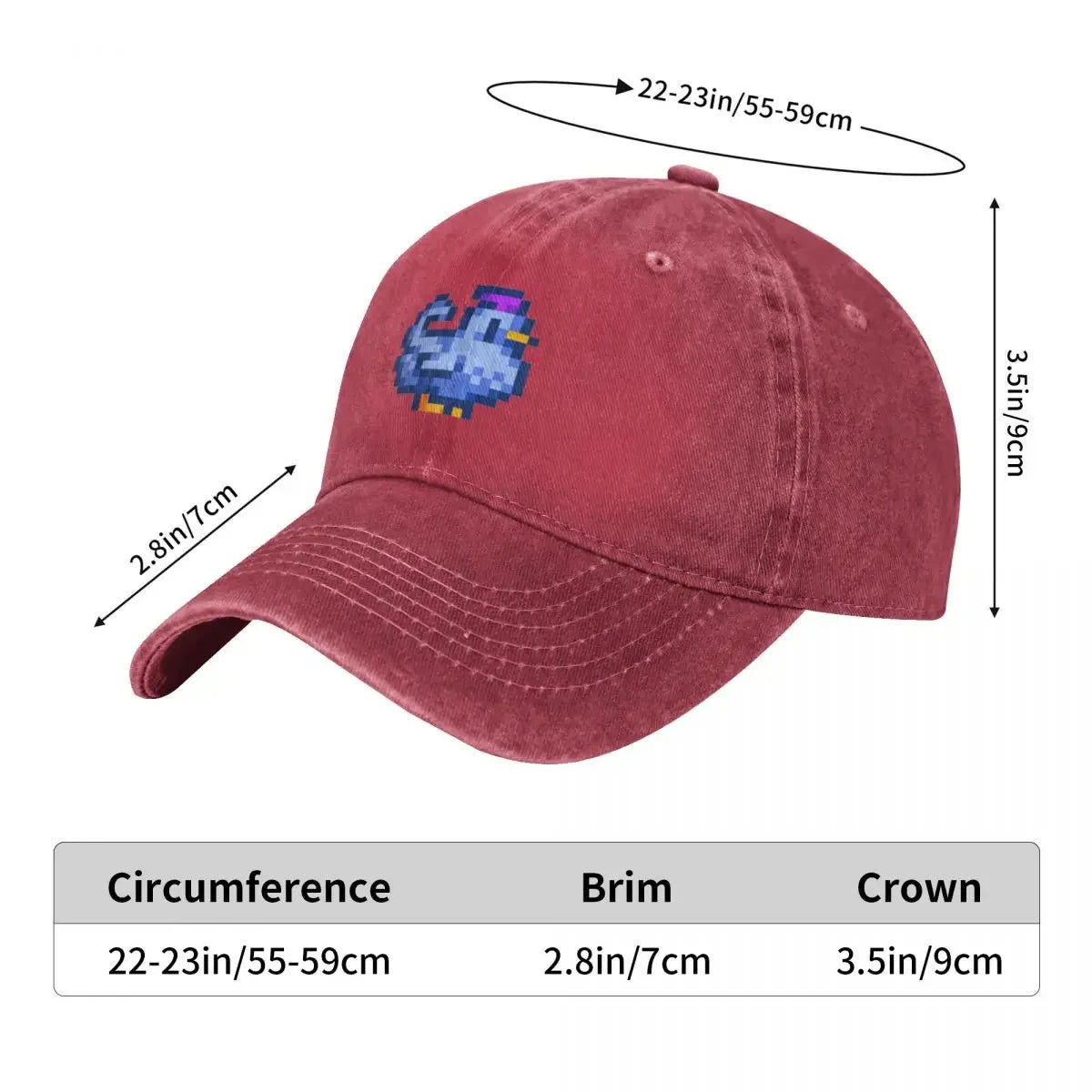 Stardew Valley Blue Chicken Baseball Cap Designer Hat Mountaineering Dropshipping Beach For Girls Men's