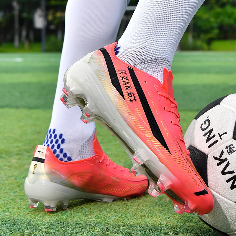 Nouvelles chaussures de football pour hommes, crampons, chaussures de football unisexes TF/FG, chaussures de futsal professionnelles, ultra-légères, de haute qualité, baskets en promotion.