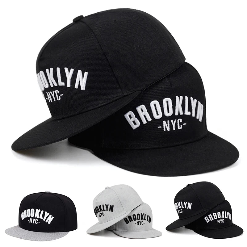 BROOKLYN letter embroidered snapback cap men fashion cotton% hat adjusted outdoor sport leisure hats hip hop baseball caps