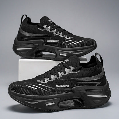 Unisex Sports Shoes Trendy Breathable Mesh Soft Sole Shock-absorbing Wear-resistant Teenagers Professional Running Shoes for Men