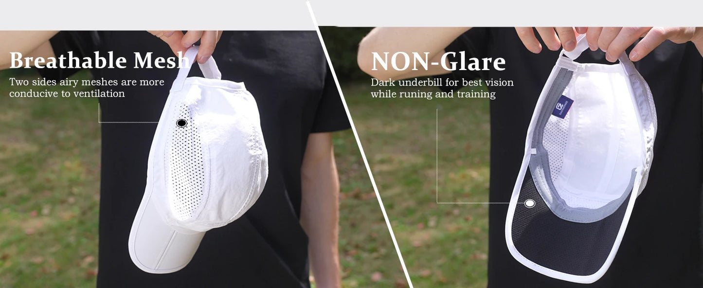 GADIEMKENSD Quick-Drying Foldable Portable Baseball Caps For Men Summer Sea Wave Embroidery Unisex Sport Sun Hats Snapback Cap