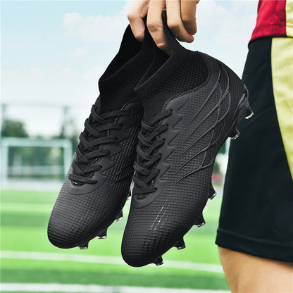 2026 New Superfly FG Football Boots Outdoor Soccer Cleat Black Shoes Soft Sport Professional Shoes Breathable Comfortable Boots