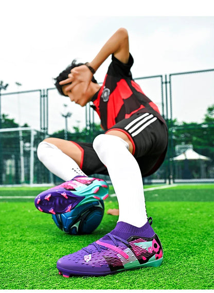 Nouvelles chaussures de football professionnelles pour hommes, crampons de football de société, chaussures de football d'intérieur, bottes d'entraînement originales, chuteira de terrain rapide
