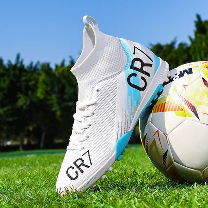 Nouvelles chaussures de football pour hommes, chaussures de soccer de haute qualité, crampons, chaussures de futsal professionnelles pour femmes, vente chaude, baskets unisexes ultra-légères TF/FG