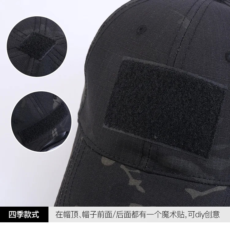 Men Camouflage Baseball Cap Camo Hat Camouflage Outdoor Sports Cap Camo Tactical Cap Hunting Fishing Hat for Men Women