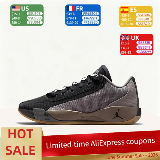 Nike Jordan Luka.77 Retro Soft Low-Top vanjske sportske tenisice za košarku za muškarce, crna/siva HF0819-200