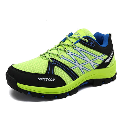 Chaussures de randonnée en maille pour hommes, souliers de voyage respirants, imperméables, pour plein air, chasse, pêche, montagne, équitation, sport