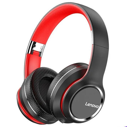 Lenovo HD200 Wireless Bluetooth Over-Ear Headphones – Noise Cancelling HiFi Stereo Gaming Headset with Microphone