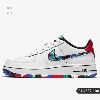 Nike originele AF1 Air Force One seizoensnieuwe lage casual boardschoenen voor dames CU4632-100