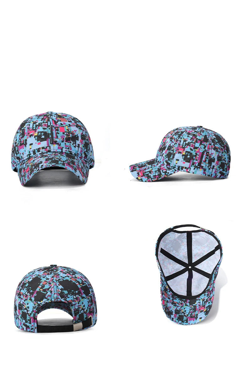 Șapcă de baseball unisex „Summer Graffiti Light Board” – pălărie de protecție solară pentru exterior, șapcă sport de modă, șapcă casual cu cozoroc în formă de cioc de rață