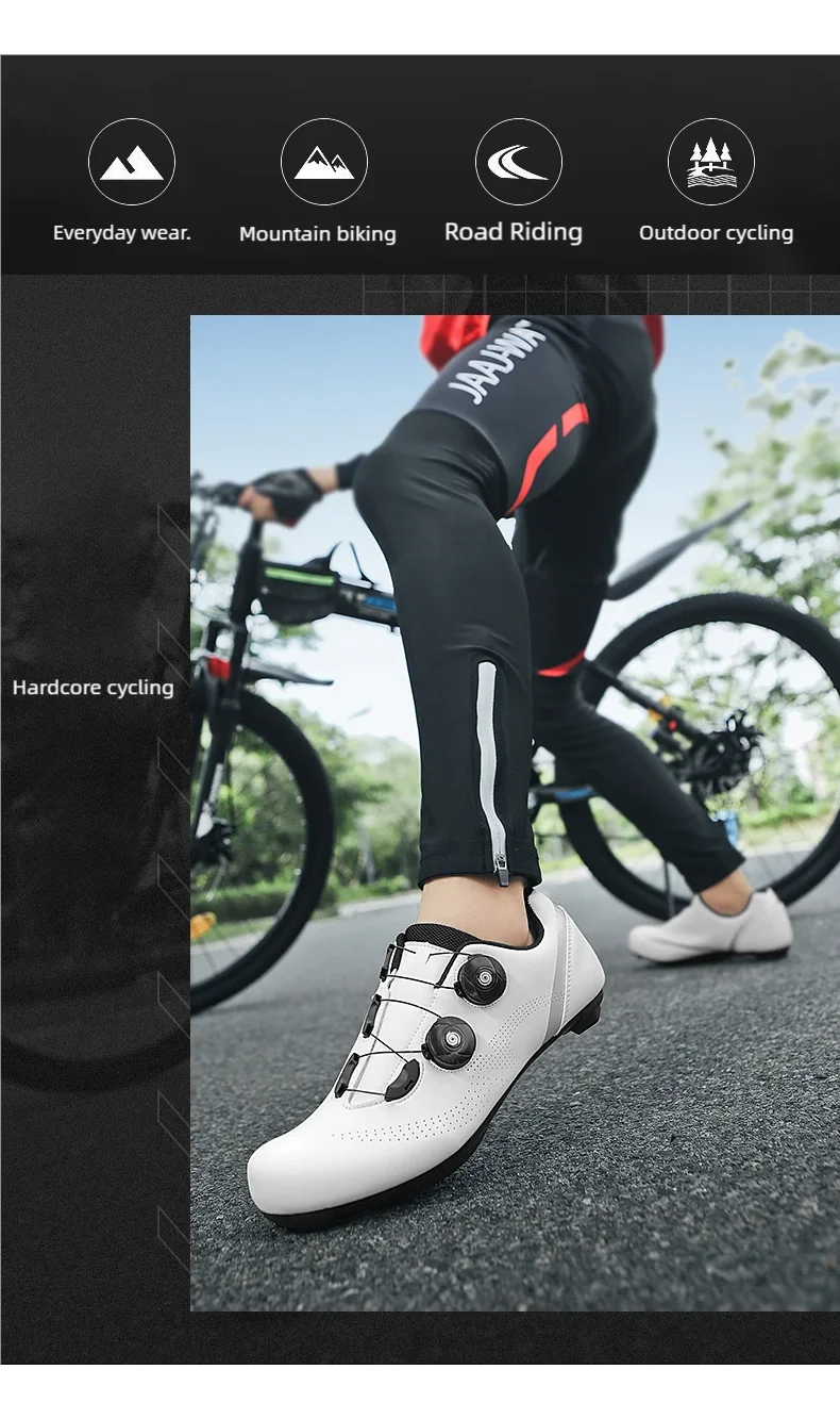 Cykelskor för hastighetscykling Landsvägscykelskor för män och kvinnor Sportcykelskor Självlåsande tävlingsklämmor för cykel SPD