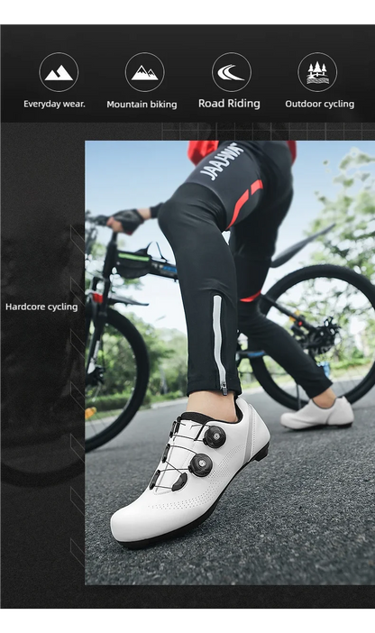 Cykelskor för hastighetscykling Landsvägscykelskor för män och kvinnor Sportcykelskor Självlåsande tävlingsklämmor för cykel SPD