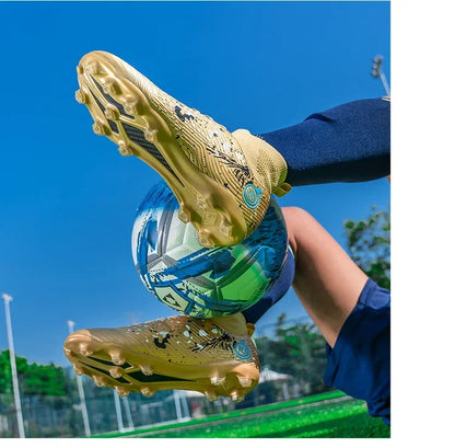 Chaussures de football anti-ald pour hommes, baskets de football respirantes, chaussures de football en plein air, basses, coordonnantes, TF, FG