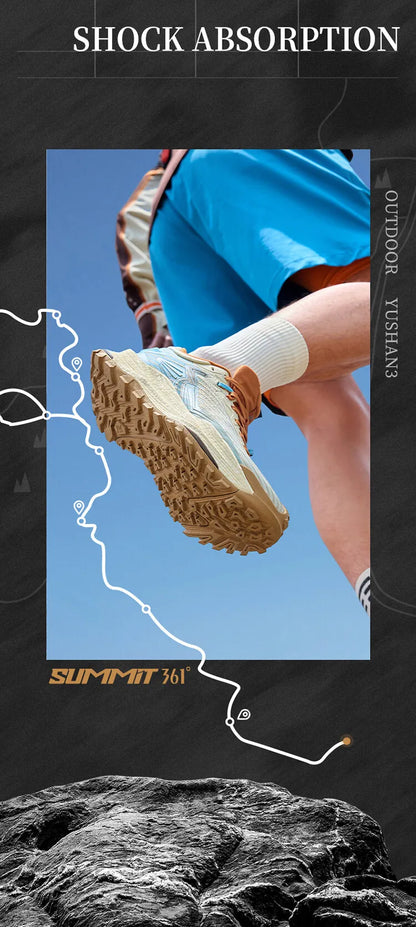 361 Degrees WUXIA 2 löparskor lätta ventilerande dämpande halkfria mjuka mångsidiga sneakers för utomhusvandring herr 672542201