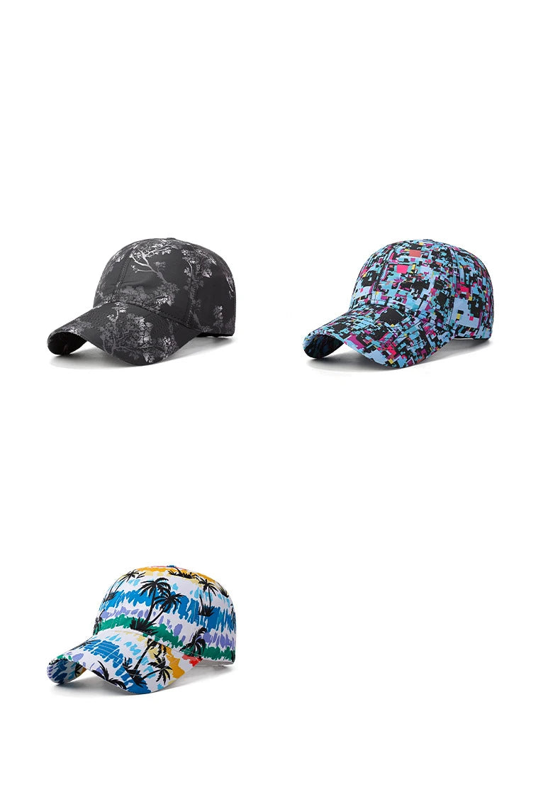 Șapcă de baseball unisex „Summer Graffiti Light Board” – pălărie de protecție solară pentru exterior, șapcă sport de modă, șapcă casual cu cozoroc în formă de cioc de rață