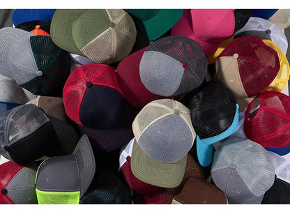 High Quality Mesh Baseball Cap Women Men Summer Cotton Breathable Sunhat Unisex Adjustable Snapback Trucker Hats Male Female