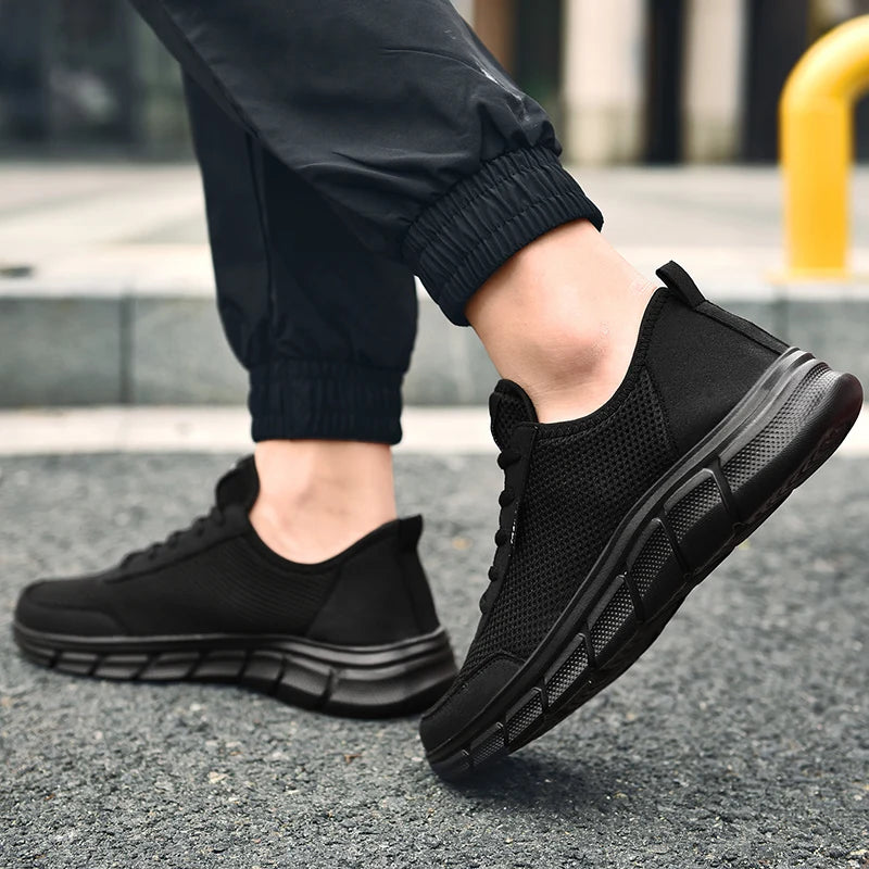 Pánské letní tenisky, ležérní běžecké boty, prodyšné boty na chůzi, síťované, lehké sportovní boty, pohodlné módní boty, Zapatillas