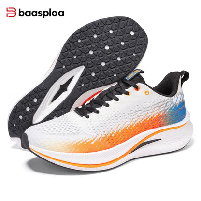 Baasploa løbesko til mænd, professionelle træningssko til kvinder, med kulfiberplade, åndbare sneakers i mesh, lette unisex-sportssko til mænd