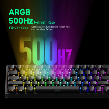 Teclado magnético Akko MonsGeek FUN68 FUN60 PRO&MAX HE 60% 65% para gaming, teclados gaming Rapid Trigger 8K, teclado personalizado para gamer e esports