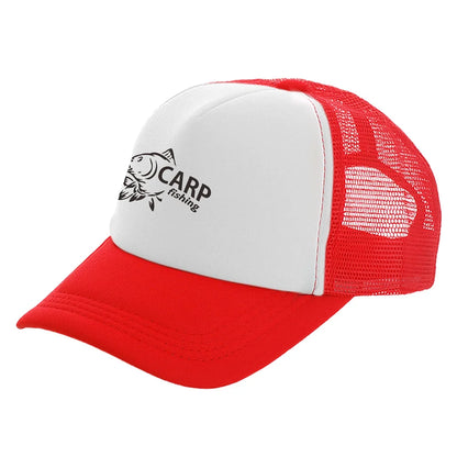 Carp Fish Trucker Caps Men Funny Fishing Printing Hat Baseball Cap Cool Summer Unisex Mesh Net Caps MZ-169