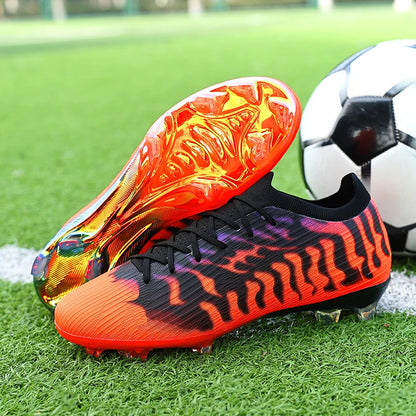Nouvelles chaussures de football pour hommes, légères, de haute qualité, pour terrain gazonné, best-seller, crampons antidérapants mi-montants pour l'entraînement en extérieur