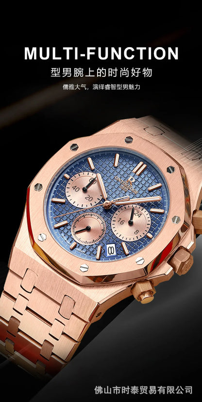 The brand's luxury men's watch new waterproof luminous luxury watch is a hot seller