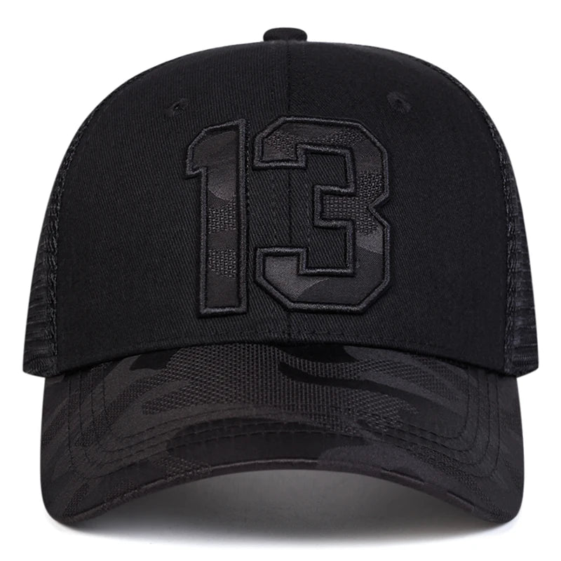 Unisex 13 Cloth Embroidery Embroidery Baseball Net Caps Spring Summer Outdoor Adjustable Casual Hats Sunscreen Hat Sports Cap