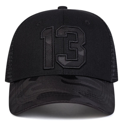 Unisex 13 Cloth Embroidery Embroidery Baseball Net Caps Spring Summer Outdoor Adjustable Casual Hats Sunscreen Hat Sports Cap