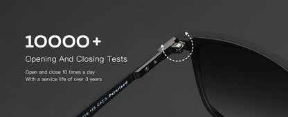 ZENOTTIC New Square Polarized Sunglasses for Men Ultralight Carbon Fiber Sun Glasses Driving Fishing Golf Sport UV400 Protection