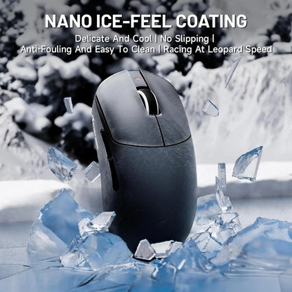 ATTACK SHARK X8 Ultra 8KHz Wireless Gaming Mouse, 55g Superlight, Nordic 52840, PAW3950MAX, 42KDPI, Cool Nano-Coating, 500mAh