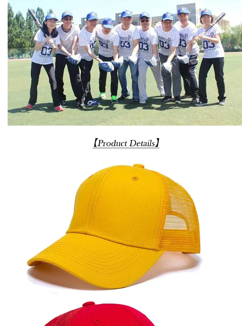 Wholesale Hat Baseball Caps Men's  Casual Caps Women's Mesh Hats Unisex Hats Custom Logo Hat Embroidered Hats