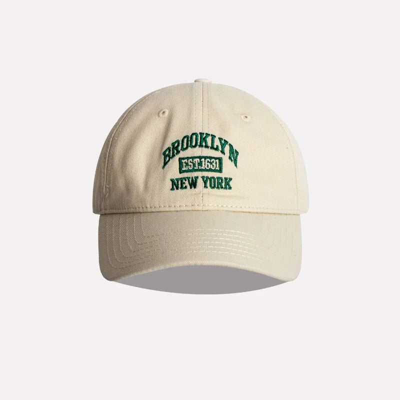 Soft Cotton Letter Embroidered Baseball Cap For Women Men Casual Outdoor Sports Curved Brim Visor Hats Unisex Hip Hop Dad Caps