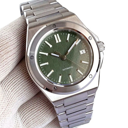 Reloj mecánico automático Tandorio New Black Luxury Business Engineer Style para hombre, cristal de zafiro, resistente al agua 100m, NH35A