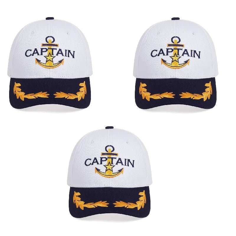 Brand Oohmy Men Women Baseball Caps Embroidered Captain & First Mate Hats Boating Marine Sailor Party Fun Hat
