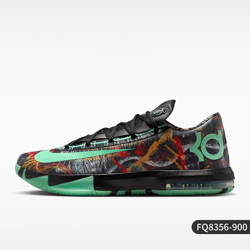 Nike Authentic Zoom KD 6 — Sapatilhas de Basquetebol Retro Tendência para Homem FQ8356-900