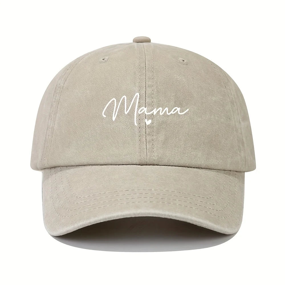 Mama mėgsta raštuotas beisbolo kepures, retro ir madingas moteriškas kasdienes „dad hats“ kepures, lauko sportines kepures su minkštu viršumi