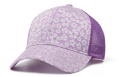 CNTANG 2024 New Print Mesh Caps Fashion Women Baseball Cap Summer Outdoor Casual Sun Hat For Female Hip Hop Girls Snapback
